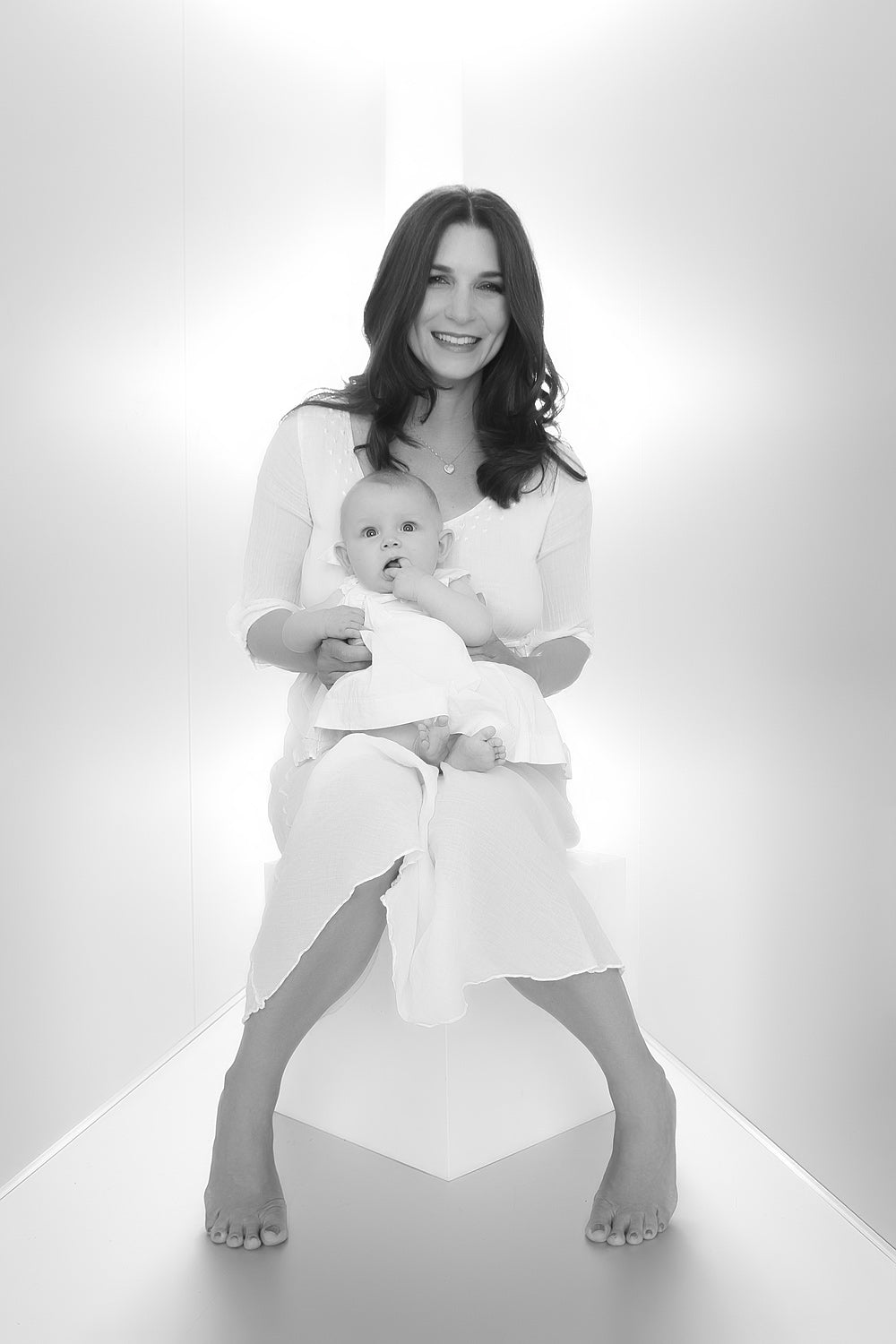 URSULA GIGLIOTTI MIT BABY SCHWARZ WEISS FOTOGRAFIE