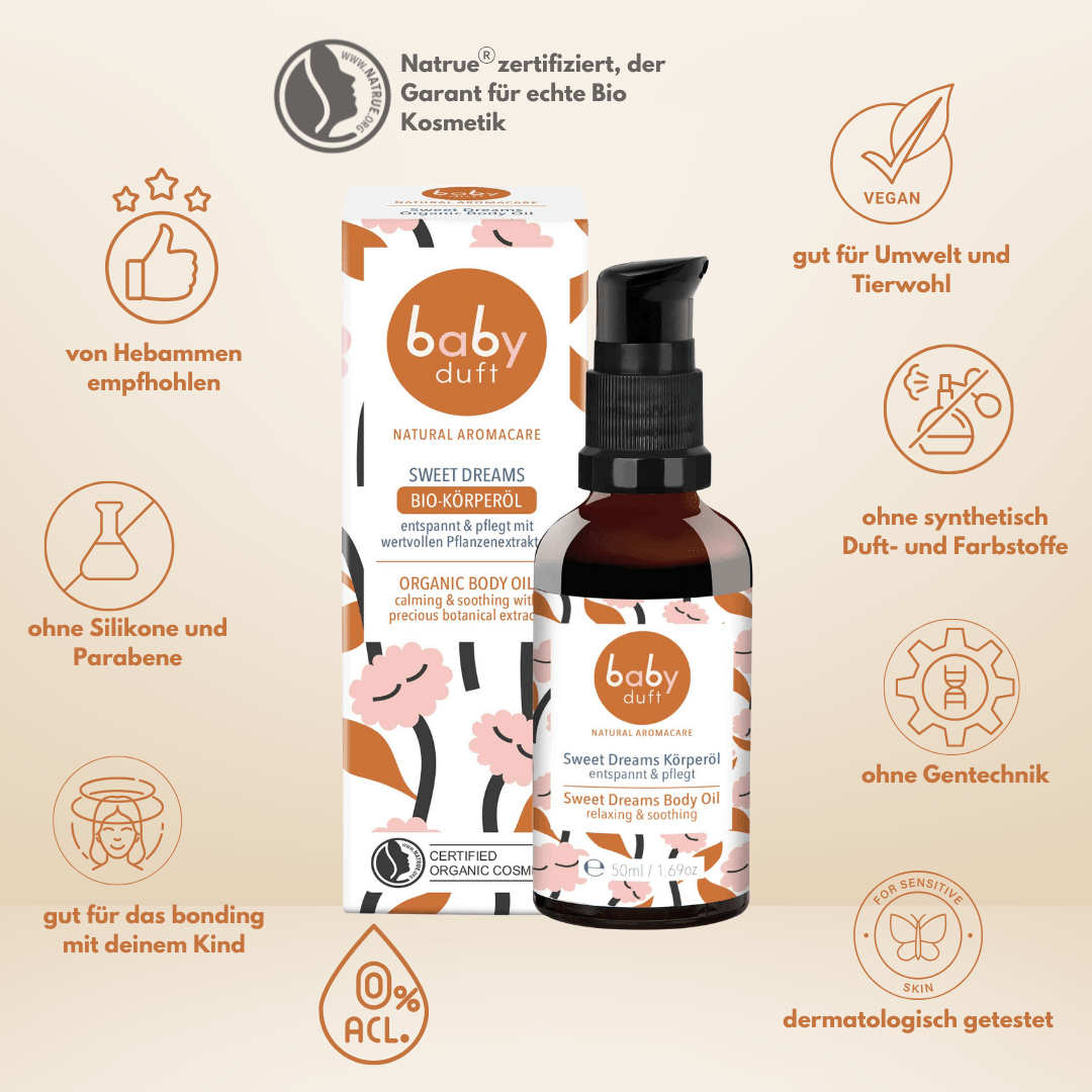 Bio Körperöl SWEET DREAMS - Babyduft®