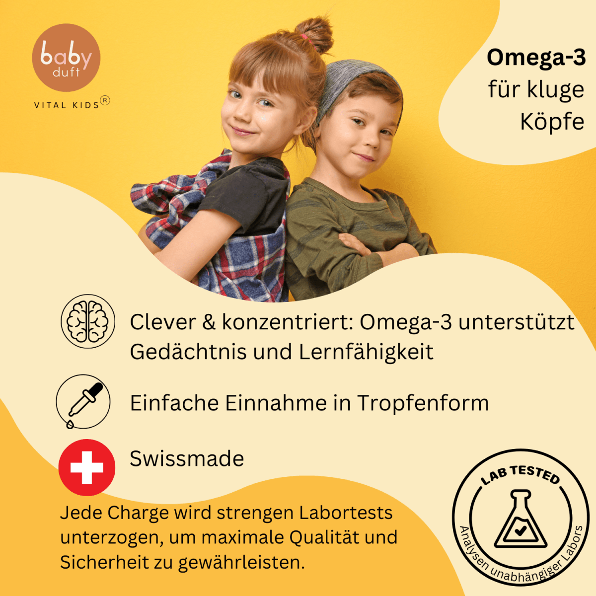 Babyduft VITAL KIDS® Pflanzliches Omega - 3 - Babyduft®