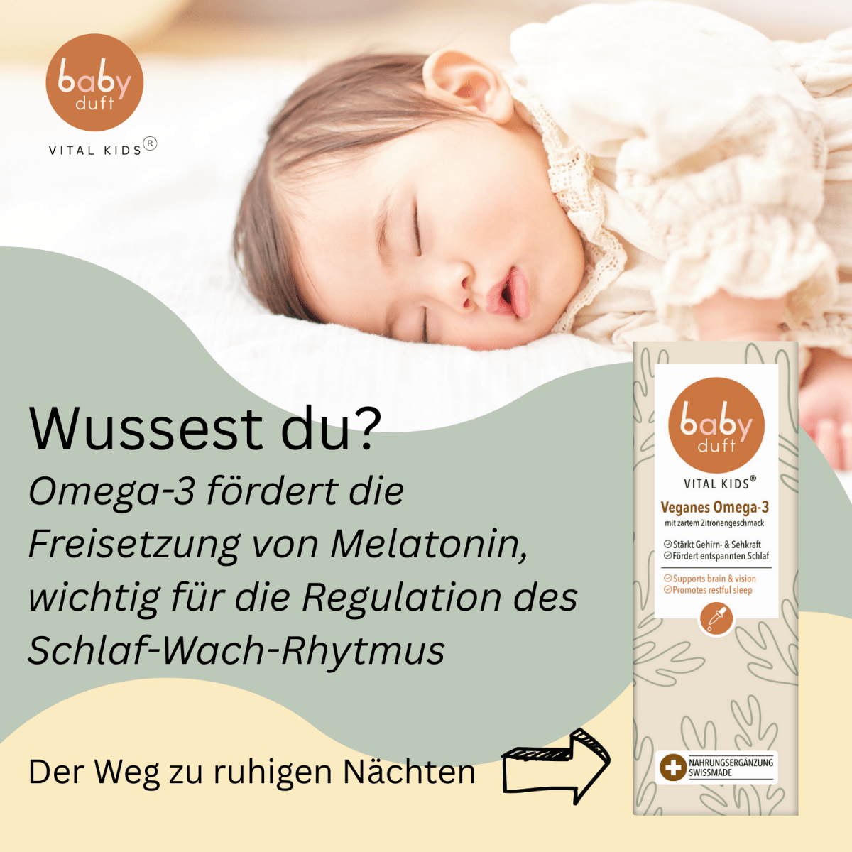Babyduft VITAL KIDS® Pflanzliches Omega - 3 - Babyduft®